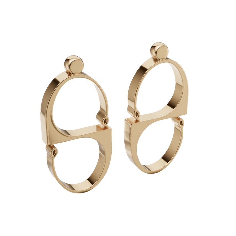 Infinity-line Earrings